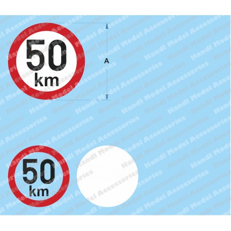 Speed limit - 50 km