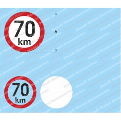 Speed limit - 70 km