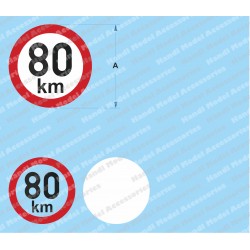 Speed limit - 80 km