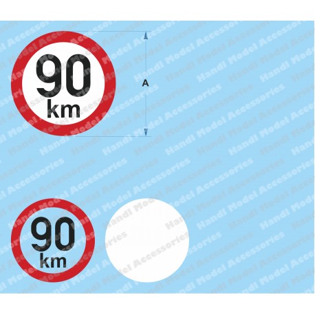 Speed limit - 90 km